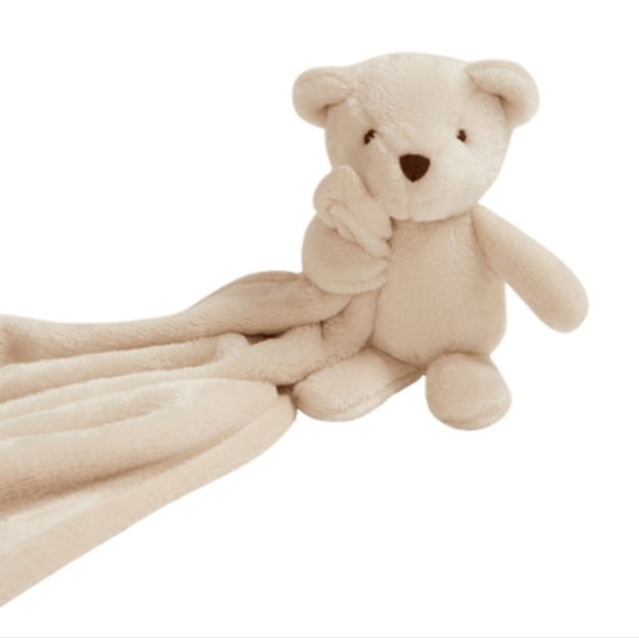 🧸 UnHide Lil' Marsh Beige Bear Everywear Blanket™ Lovey ~ NWT - Picture 2 of 11